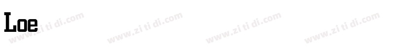 Loede Medium字体转换